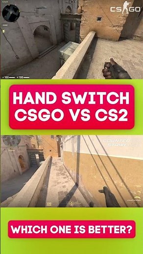 CSGO vs CS2 Hand Switch Showdown!