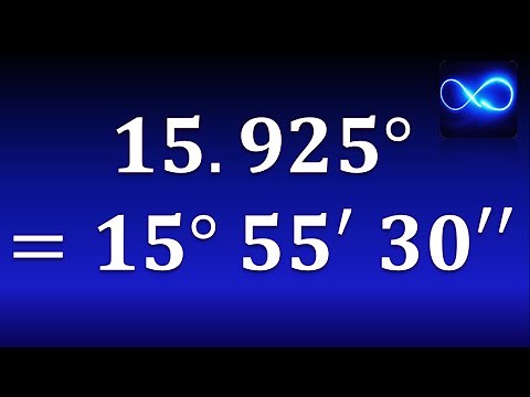 01. Cómo convertir un ángulo a grados, minutos y segundos MUY FACIL