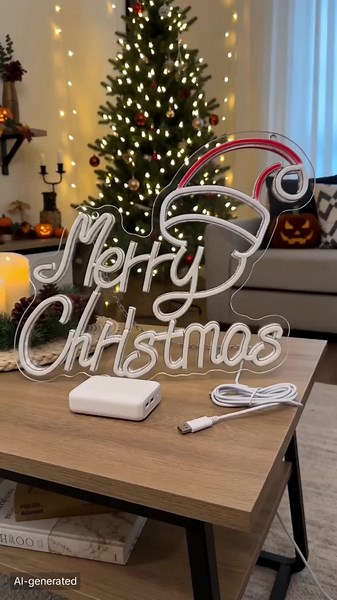 Merry Christmas Neon Sign Christmas LED Signs Dimmable Neon Light Signs Wall Decor Christmas Light Up Sign for Xmas Party Neon Wall Signs Decor Gifts lead night#Christmas #merrychristmas #Decor #Gift #Ornament