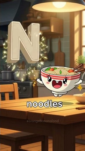 Letter N | Nnn Nnn Noodles 🍜 | ABC Phonics for Kids