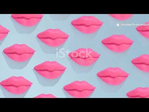 Drawing Laura Catrinella: Red Lips Cartoon Art