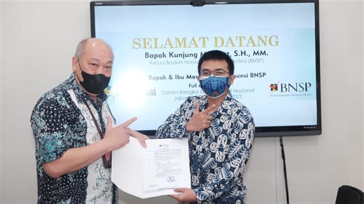 Ketua BNSP Pimpin Langsung Asesmen Lembaga Sertifikasi Profesi K3 Nasional
