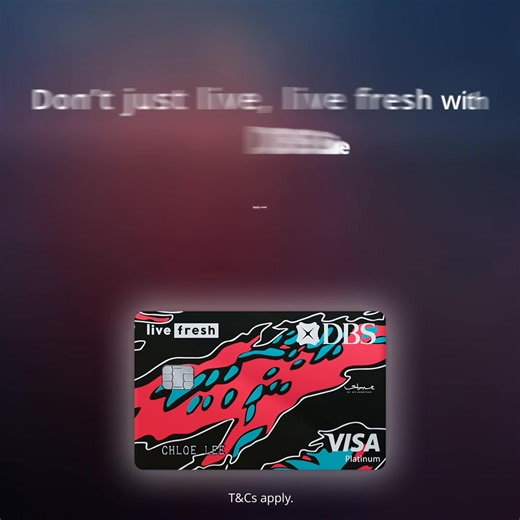 Treat yourself with zero FX fees* on in-store overseas spend at your favourite Asia destinations and up to 6% cashback on your shopping and daily rides with DBS Live Fresh Card! Apply now and enjoy S$300 cashback with a min. spend of S$800 in 60 days. *Offset by 3.25% cashback, capped at S$50 cashback per calendar month. Other cashback caps and T&Cs apply. | DBS | Facebook