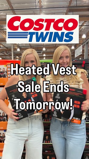 Watch our guys model the 32 Degrees Heated Vest from Costco — Tomorrow is the last day of the sale🔥 This lightweight vest has four heated panels — two on the chest, one upper back, and one mid-back — all powered by a rechargeable battery that also doubles as a USB-C USB-A power bank! ⚡️ To turn it on, make sure you press the chest button while it’s blinking — it only blinks for about 10 seconds. If it stops before you get to it, no worries! Just press the battery reset button quickly and try ag