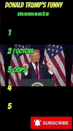 Top 5 Funniest Donald Trump Moments! 😭