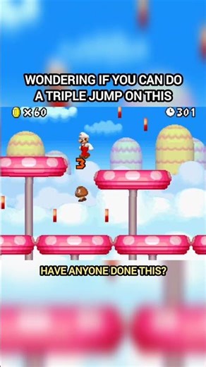 Can you do triple jump here? 🦘🤔🔥🤣 #mario #nintendo #retrogaming