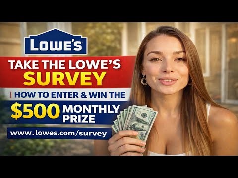 www.lowes.com/survey | How to Enter & Win the $500 Monthly
