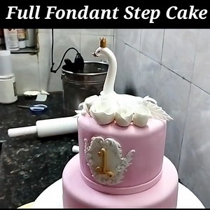 4.4K views · 152 reactions | 1St Baby Girl Birthday Cake Design with Fondant |Girl Birthday Cake | Sunil Cake Master | Facebook