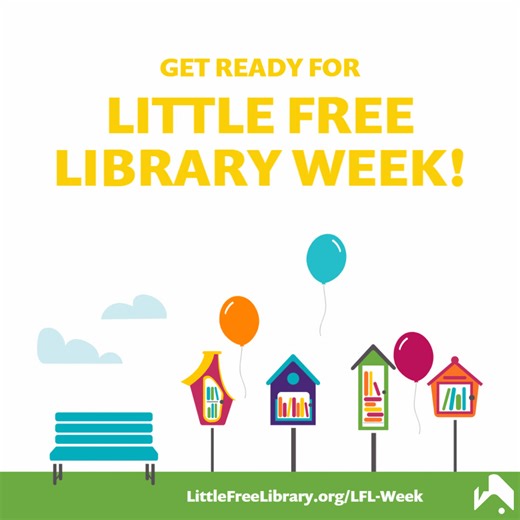 11K views · 162 reactions | Mark your calendars for Little Free Library Week, May 12-18! During this global book-sharing celebration, you can drop off books at the Little Free Libraries in your neighborhood, enter our photo contest, earn badges in the LFL mobile app, and more! Learn how you can get involved at https://lflib.org/lfl-week. | Little Free Library | Facebook