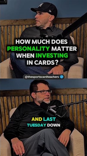 How much value does personality add to card investments?