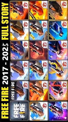 Free Fire all logos 2017-2025|( Part 3 )|#shortvideo|#freefire|#youtubeshorts|#gaming