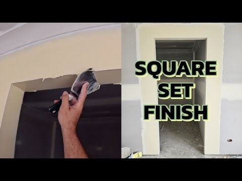 Drywall Plastering a Square Set Doorway Opening