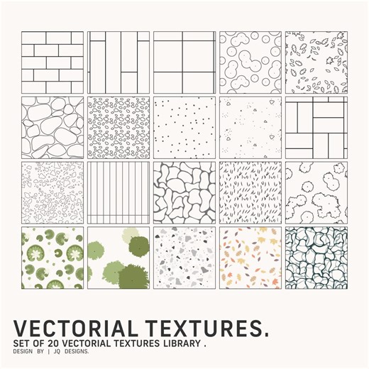 20 Organic Vector Textures | Seamless CAD Patterns (digital Download) - Etsy Australia