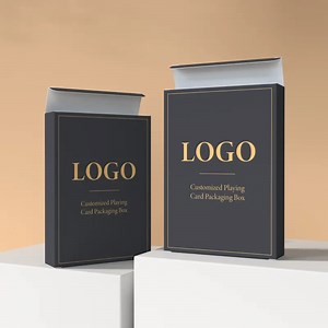 [Hot Item] Personalized Logo Playing Card Paper Box Packaging Playing Poker Cards Game Box Children's Card Boxes