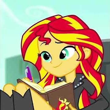 Sunset and Sci-Twilight Sparkle Debates the Justice League Flashpoint Paradox movie.