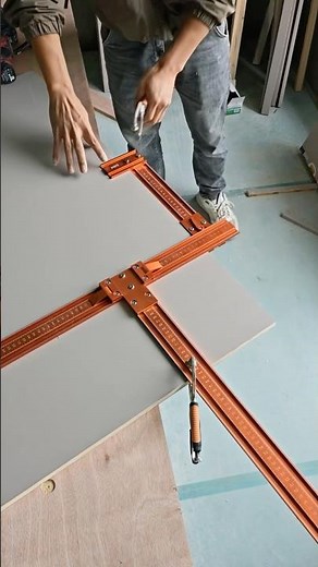 Multi-Function Woodworking Positioning Ruler – Creative & Precise Cutting Tool 📏🪚