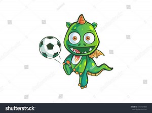 Vector Cartoon Illustration Cute Baby Dragon Stock Vector (Royalty Free) 1013101906 | Shutterstock