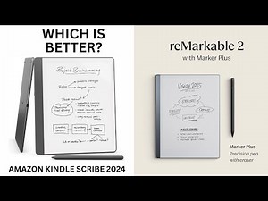 Kindle Scribe 2024 📖✍️ vs Remarkable 2 📝✨: Best E-Reader & Digital Notebook Comparison