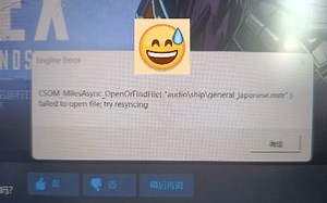 Apex 关于我调音频文件导致游戏崩溃这件事