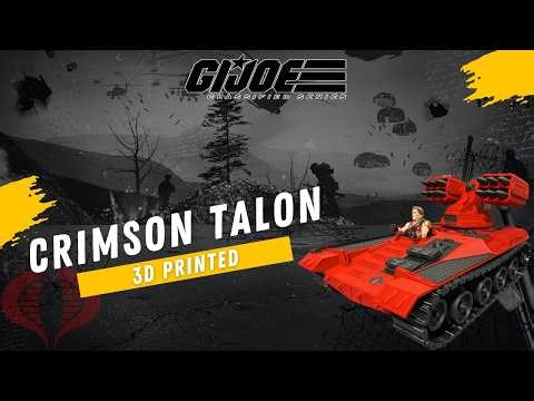 3D Printed G.I. Joe Classified Cobra Crimson Guard Talon (Wolverine)