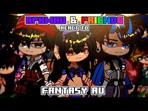 Aphmau & Friends React To The Fantasy AU ⚔️🌊 // Aphmau SMP AU // Gacha Club Reaction // RUSHED