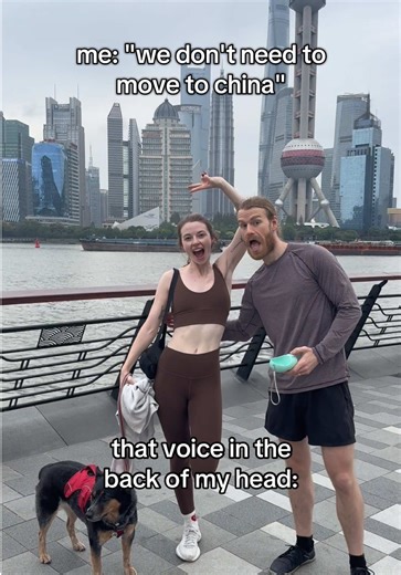 I'm laughing bc when my husband first suggested we move to china, I said