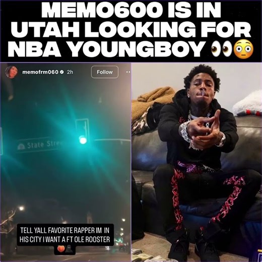 Memo600 is in Utah looking for NBA YoungBoy 👀😳