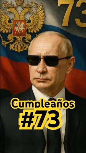 Putin cumple 73 años #putin #noticias