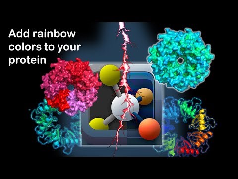 PyMOL: How to add rainbow spectrum colors to protein using Pymol | PyMOL tutorial | Pymol studio