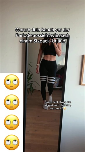 Dein Bauch ist nicht dicker geworden. Dein Zyklus macht einfach seinen Job. Kennst du das? Eine Woche fühlst du dich stark, definiert, voller Energie. Eine Woche später schaust du in den Spiegel und denkst: “Was ist passiert?” Die Jeans sitzt enger, der Bauch wirkt aufgebläht, und am liebsten würdest du dich für die nächsten Tage einfach verkriechen. Falls du das kennst, bist du definitiv nicht allein. Was hier passiert, hat einen Namen: Progesteron. In der zweiten Zyklushälfte (Lutealphase) ste