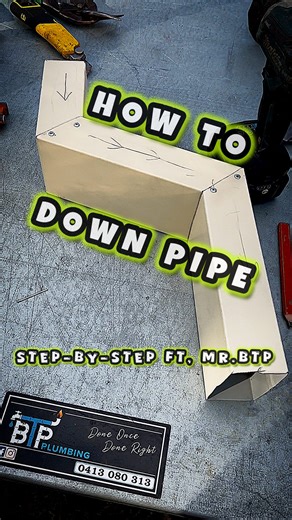 The right way to install a downpipe — BTP’s here to settle the debate once and for all. We’re 15 years on the tools, including the first 3.5 years of straight roofing and an 8-month stretch where all I touched was downpipes. By the end of it the boys were calling me the Downpipe King… and I’ll wear that crown proudly until one of you knocks me off. So, what’s the verdict — crown stays on, or do I hand it over? #plumbing #service #construction #homeimprovement #melbourneplumbers #plumber | BTP Pl