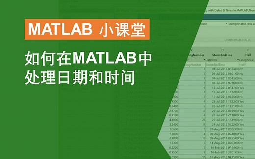 【MATLAB 小课堂 】如何在MATLAB中处理日期和时间