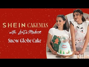 How to Make a Snow Globe Cake | SHEIN Cakemas with LesDoMakeup