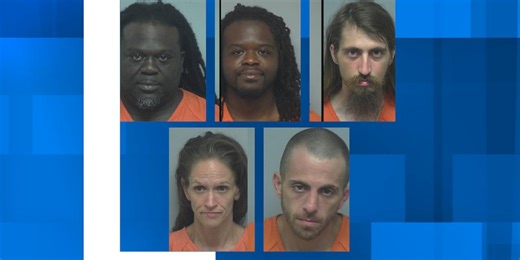 Joint enforcement operation leads to 5 arrests in Beaufort County