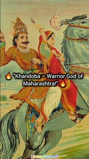 "Who Was Khandoba – The Warrior God of Maharashtra?"#history #viral #art #indianlegends
