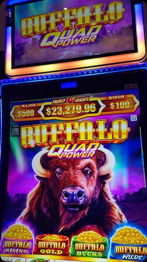 NEW TO THE CASINO FLOOR!! Play Buffalo QUAD Power today! 🦬🦬🦬 FIRST casino in the state of WA to have it! #️⃣1️⃣ Muckleshoot Casino brings you the newest games available! 📍Located near Galaxy and Dragon Bar - More on the way! - #muckleshootcasinoresort #bestpayingslots #fungames #newgames @aristocratgaming #aristocrat #aristocratgames #aristocratgaming #bestcasino #biggestandbest | Muckleshoot Casino Resort