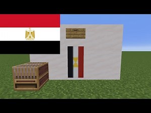 How to Make Egypt's Flag in Minecraft