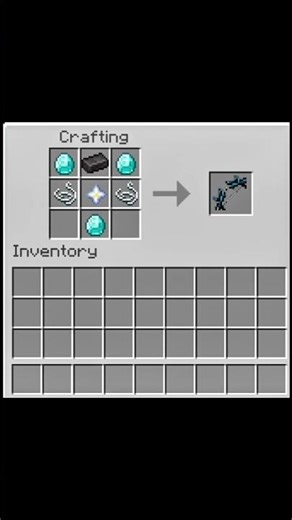 crafting custom bow moment #minecraft​ #shorts​ #youtube​​ #youtubeshorts