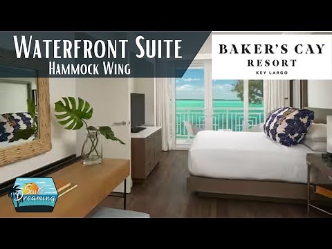Inside Bakers Cay Resort, Key Largo FL Premium 1 Bedroom Waterfront Suite Hammock Wing