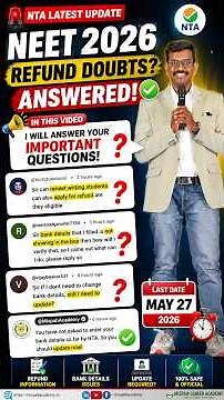 NEET 2026 Refund FAQs 🔥 Students Biggest Doubts Cleared