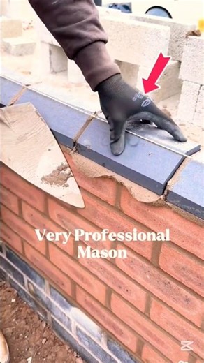 The boundary wall is being covered with bricks | Brick Wall Construction work #brickwall #boundary