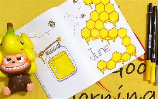 【簋·财神】六月份bujo (bullet journal) set up～