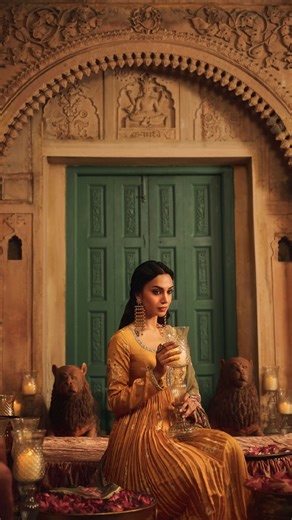 LASHKARAA on Instagram: "Vibrant yet sophisticated, the Yellow Embroidered Viscose Silk Anarkali turns fine embroidery and rich colour into a gracefully striking silhouette. #lashkaraa [New Collection Launch, South Asian Fashion, Lashkaraa, Indian wear, Ethnic Wear, Indian Fashion]"