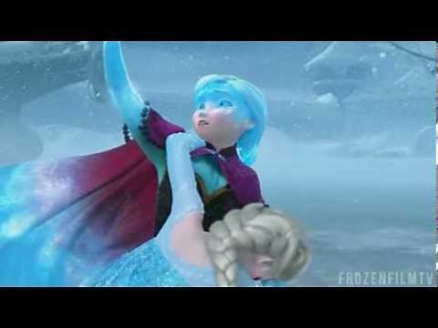 Frozen anna saves elsa scene