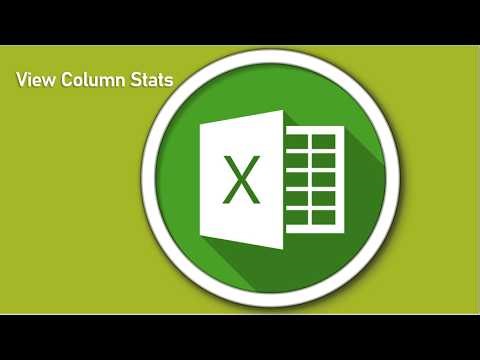 How to View Column Stats on Google Spreadsheets [Tutorial] 2026