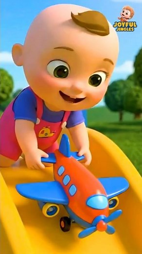 Five Little Aeroplanes + 5 Little Color Aeroplanes | Toddler Learning Song Nursery Rhymes #shorts