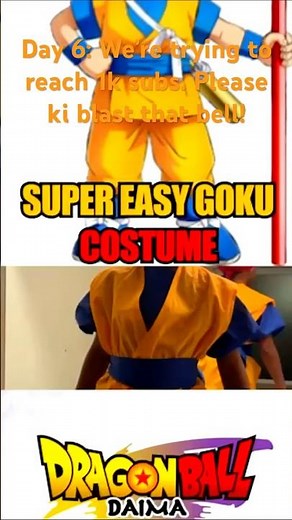 Dragon Ball DAIMA - Make Your Own Easy Goku Costume! DIY Cosplay