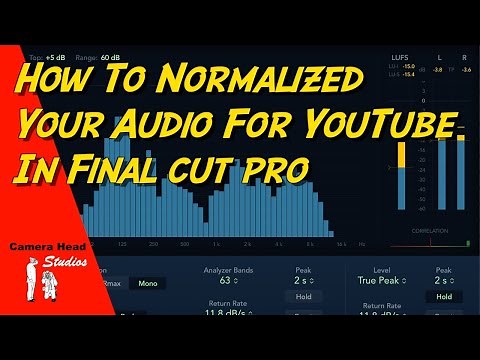 How To Normalized Your Audio For YouTube In Final cut pro| 1 yr. later