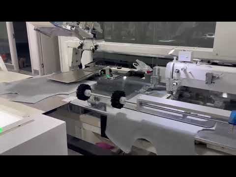 Tracing CK4 + VITONI VT PS 5035CK Full Auto Kangaroo Pocket Setter with Robot Arm Seaming & Loading
