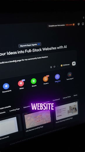 🤯 Full-Stack Website With One Prompt 🤯 Comment "SKY" to try it for FREE 🤫